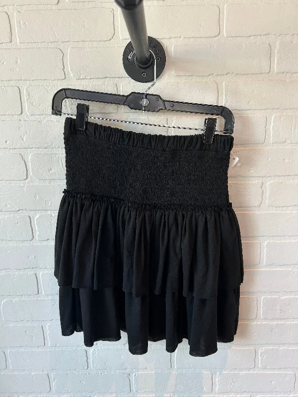 Skirt Mini & Short By Saturday/sunday In Black, Size: 4 Soft Denim Skirt