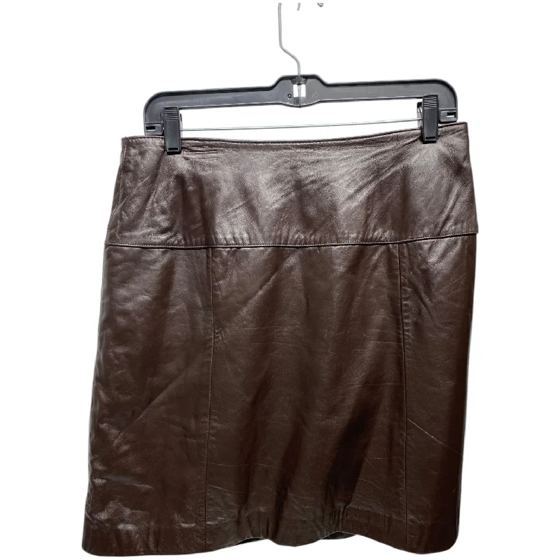 Skirt Mini & Short By Valerie Stevens In Brown, Size: 14 Elegant Mini Skirt