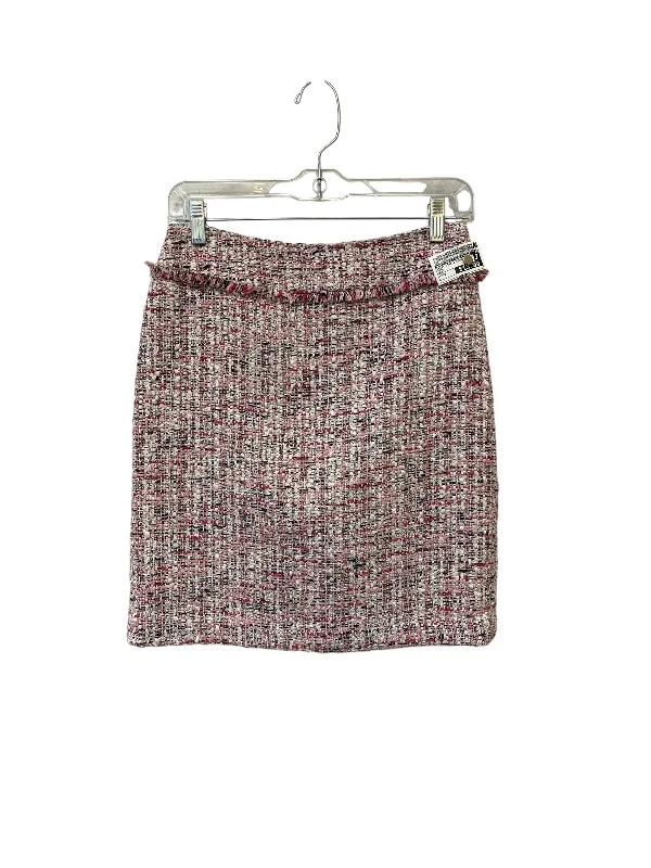 Skirt Mini & Short By White House Black Market In Pink, Size: 0 Pleated Mini Skirt