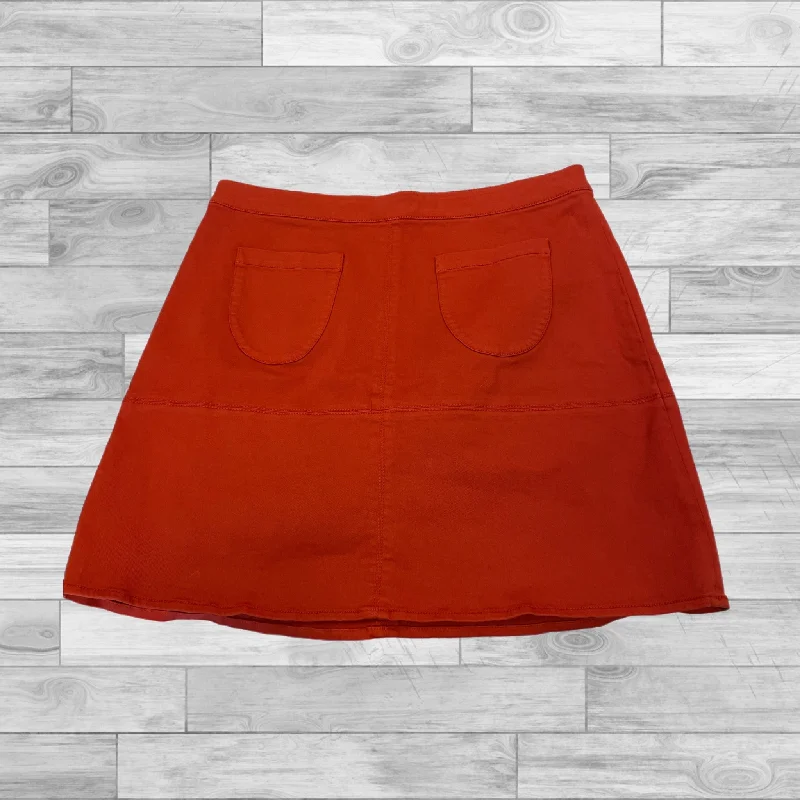 Skirt Mini & Short By Zara In Orange, Size: L Camo Mini Skirt