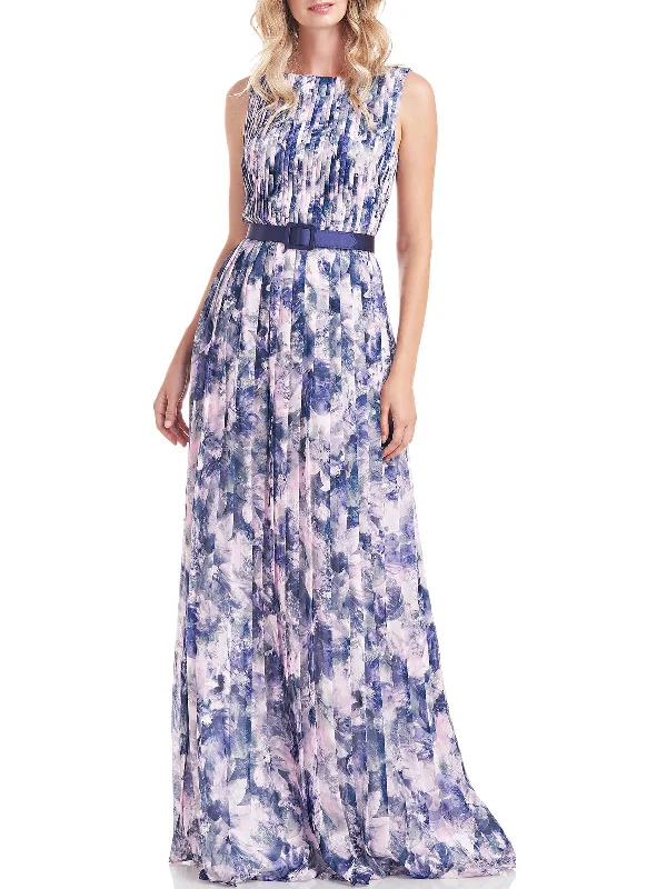 Luisa Womens Floral Long Maxi Dress Colorful Maxi Skirt