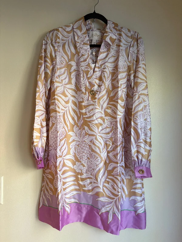 Dress Casual Midi By Lilly Pulitzer In Multi-colored, Size: Xs Trendy Midi Look