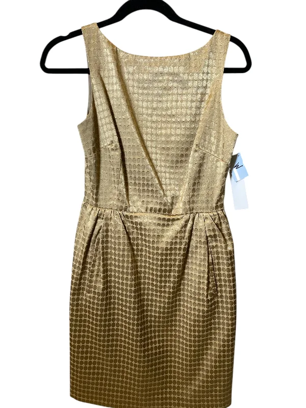 Dress Casual Midi By Michael By Michael Kors In Gold, Size: S Tartan Midi Skirt