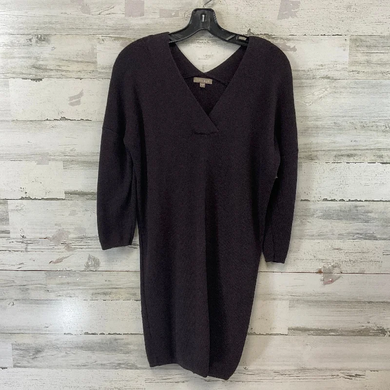 Dress Sweater By Lilla P In Purple, Size: S Oversized Sweater Dress