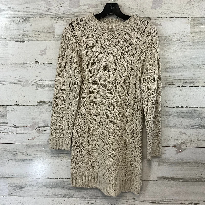 Dress Sweater By Line & Dot In Beige, Size: Xs Cozy Bodycon Sweater