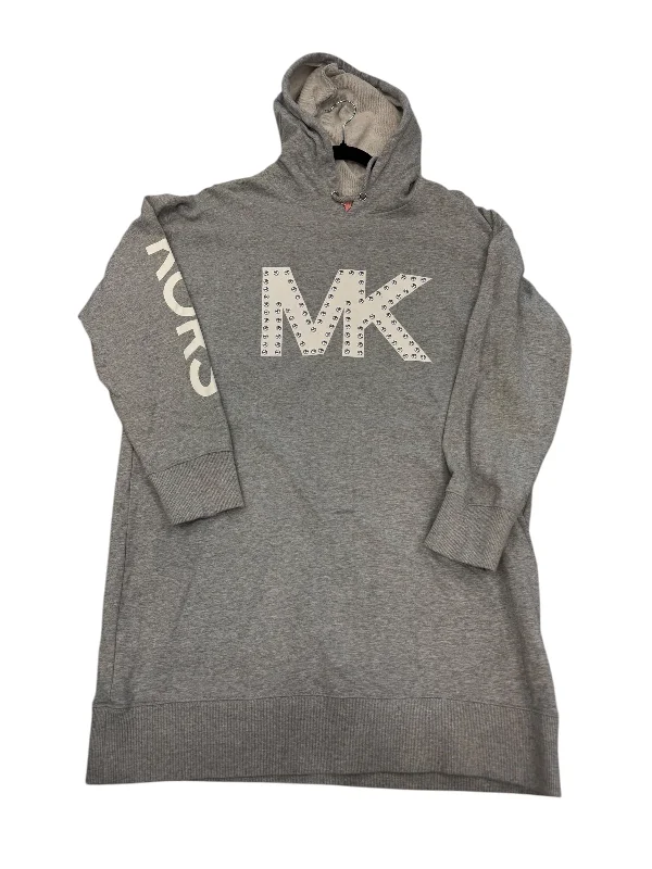 Dress Sweater By Michael By Michael Kors In Grey, Size: 12 Classic Sweater Dress