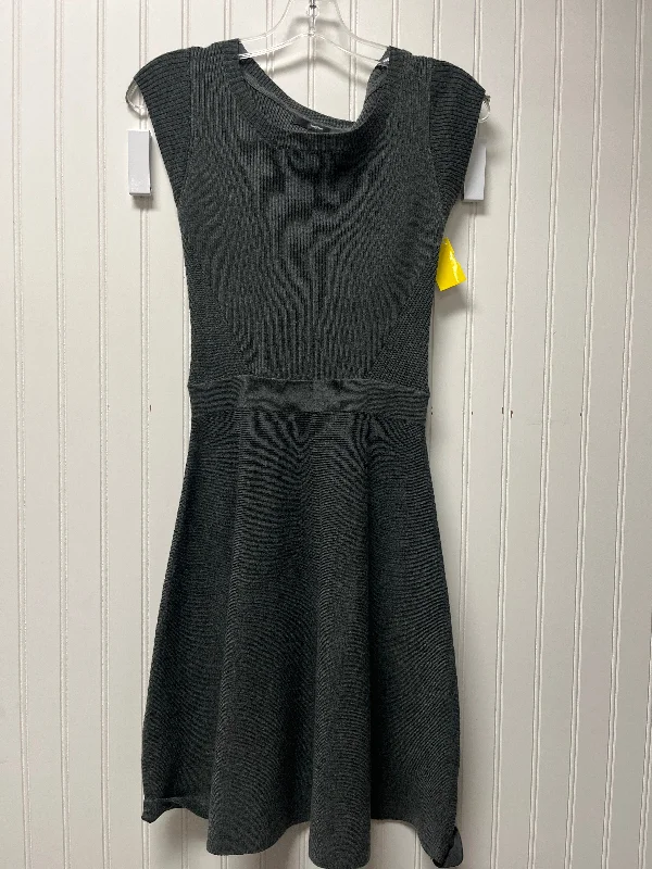 Dress Sweater By Mossimo In Grey, Size: Xs Warm Sweater Dress