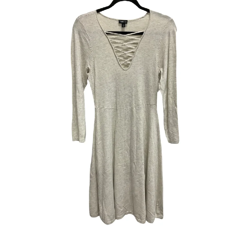 Dress Sweater By Torrid In Cream, Size: M Sweater Dress Look