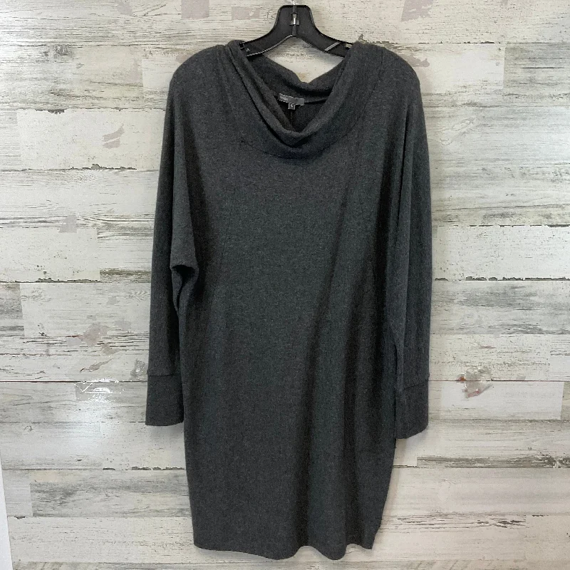 Dress Sweater By Vince In Grey, Size: L Fall Sweater Dress