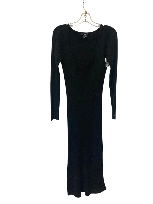 Dress Sweater By Paige In Black, Size: M Midi Sweater Dress