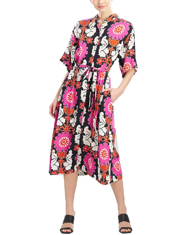 Natori Aline Belted Shirtdress Shirt Dress Fashion