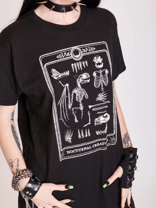 Nocturnal Creatures T-shirt Printed Shirt Dress