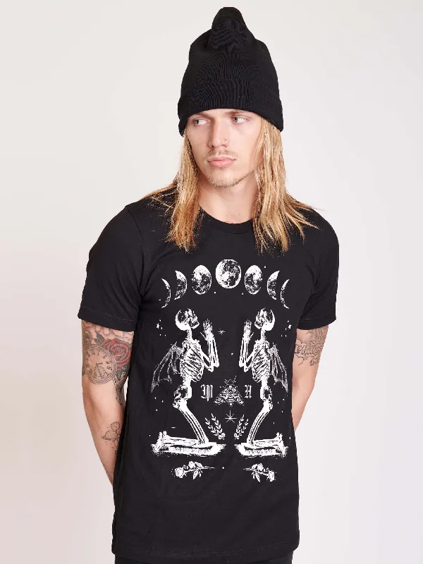 Praying Skeleton T-shirt Shirt Dress Style