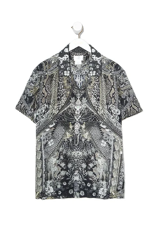 SHORT SLEEVE SHIRT ONE TRIBE Fashionable Shirt Dress