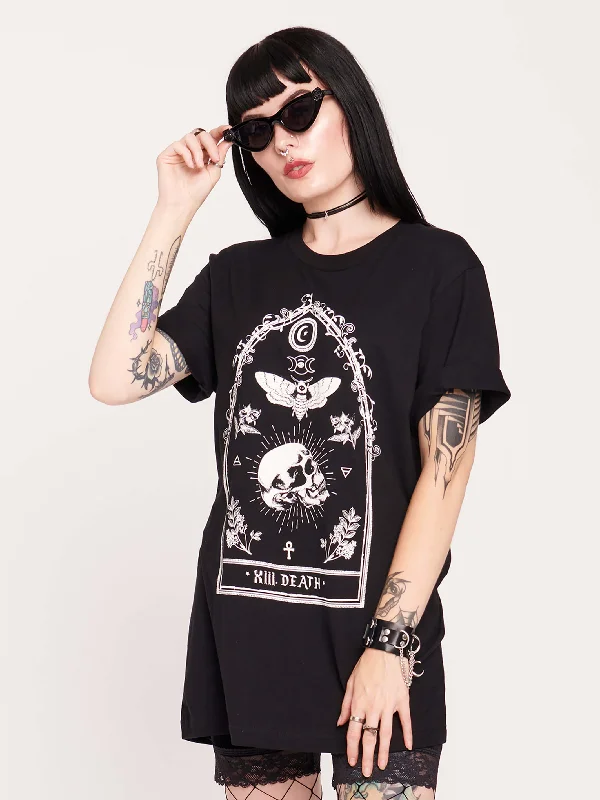 Tarot Skull T-shirt Formal Shirt Gown