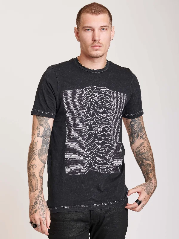 Mineral Wash Unknown Pleasures T-shirt Shirt Dress Combo