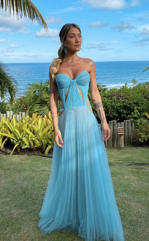 Sexy A-line Tulle Prom Dress,Summer Beach Dress Y5358 Tulle Dress Glow